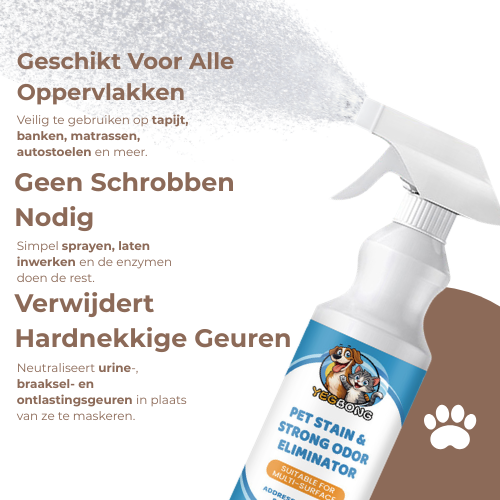 Oxifris — Vlekken- & Geurspray voor Huisdieren