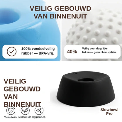 Slowbowl Pro | Antislip Voerbak & Likmat voor Honden