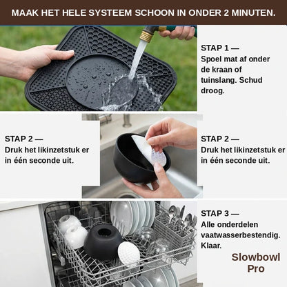 Slowbowl Pro | Antislip Voerbak & Likmat voor Honden
