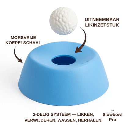 Slowbowl Pro | Antislip Voerbak & Likmat voor Honden