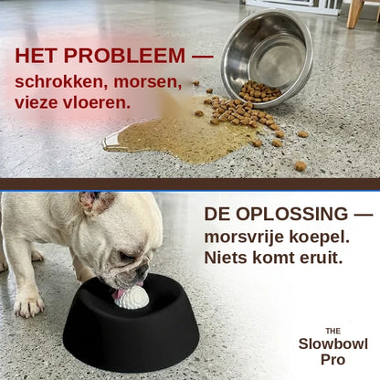 Slowbowl Pro | Antislip Voerbak & Likmat voor Honden